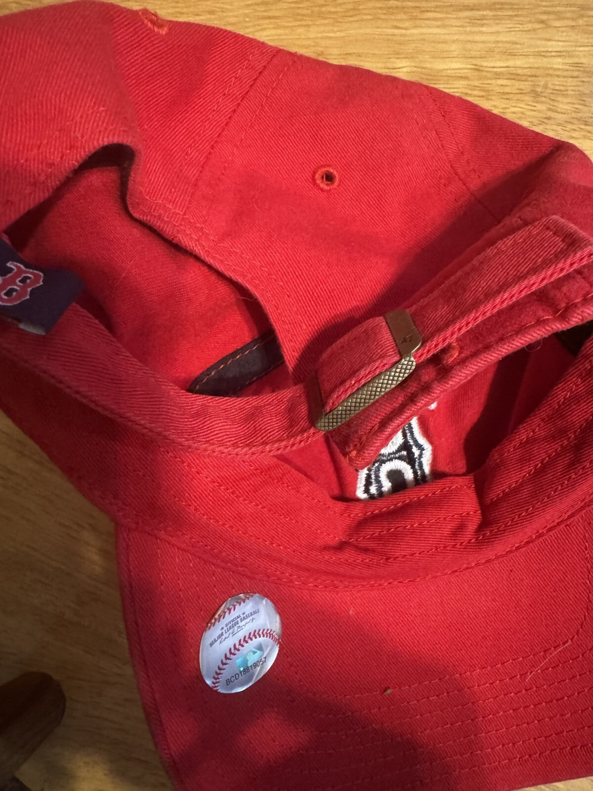 Boston Red Sox '47 Brand Unstructured Hat Red Kid's Size OSFA