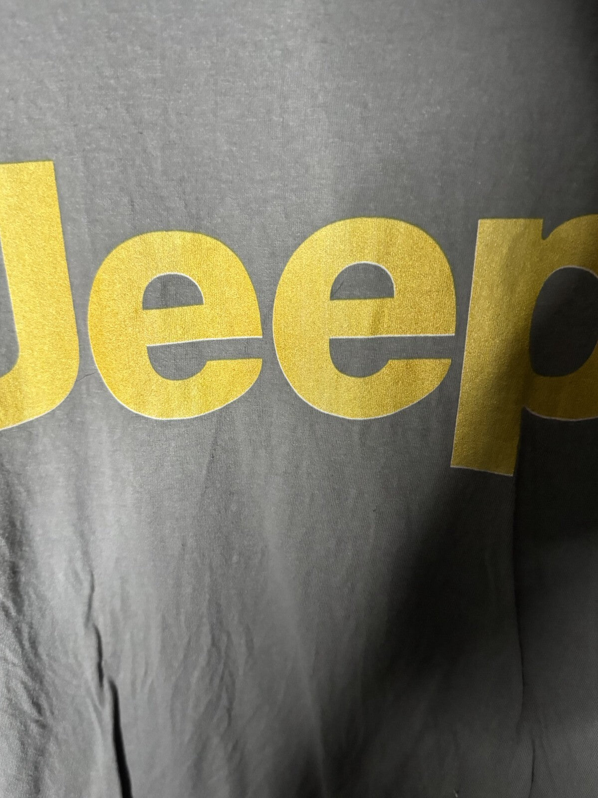 Jeep Logo T-Shirt Blue Men's Size L