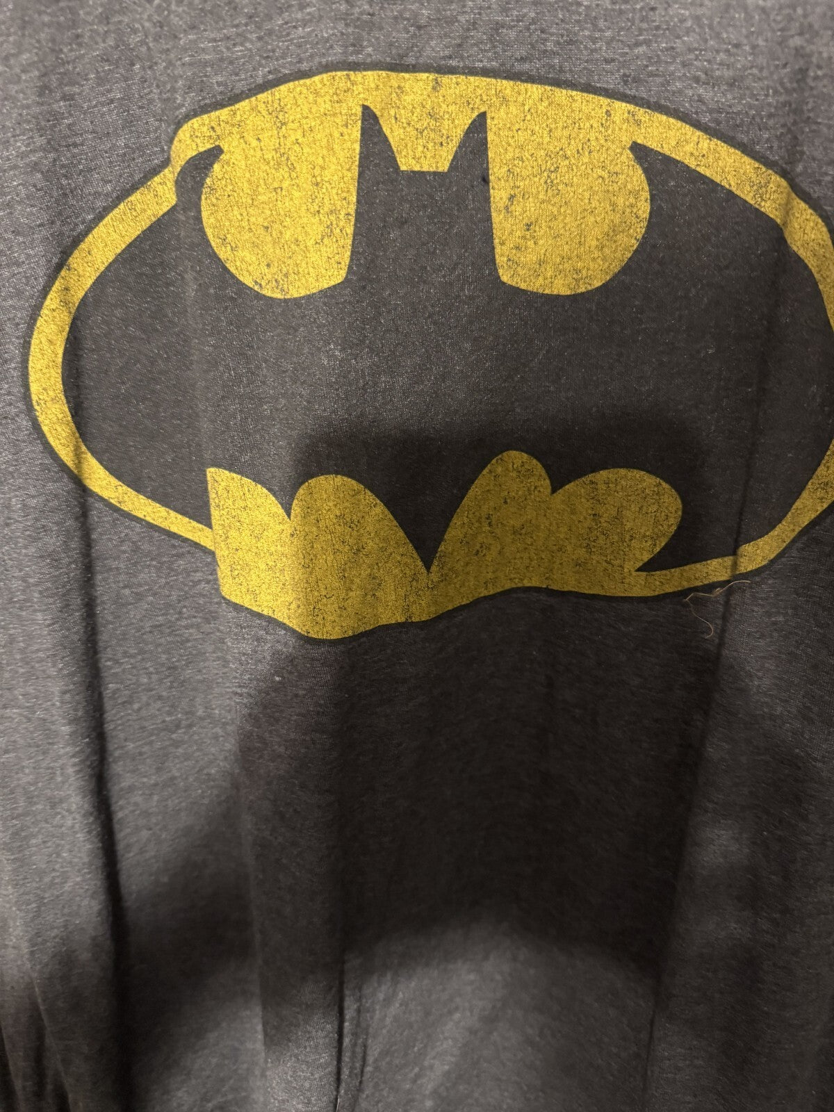 Batman Character T Shirt Men's Sz XL Gray DC Comics Old Navy