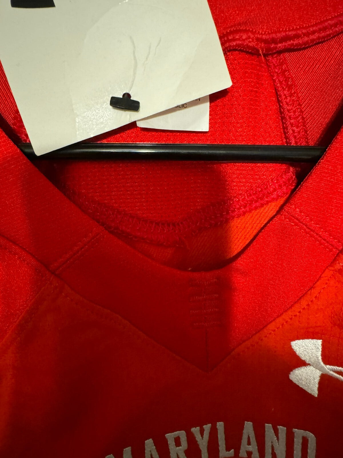 Maryland Terps #22 Under Armour Men Jersey NEW WITH TAGS Red