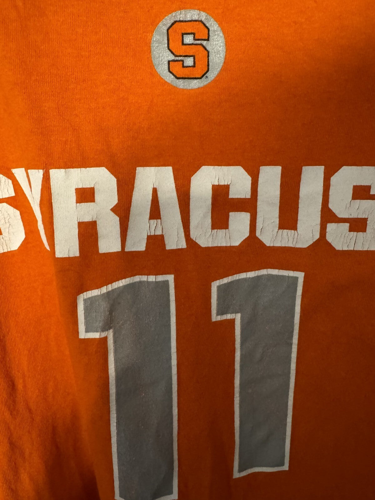 Syracuse Orangemen Short Sleeve T-Shirt Men's XXL (?) Orange