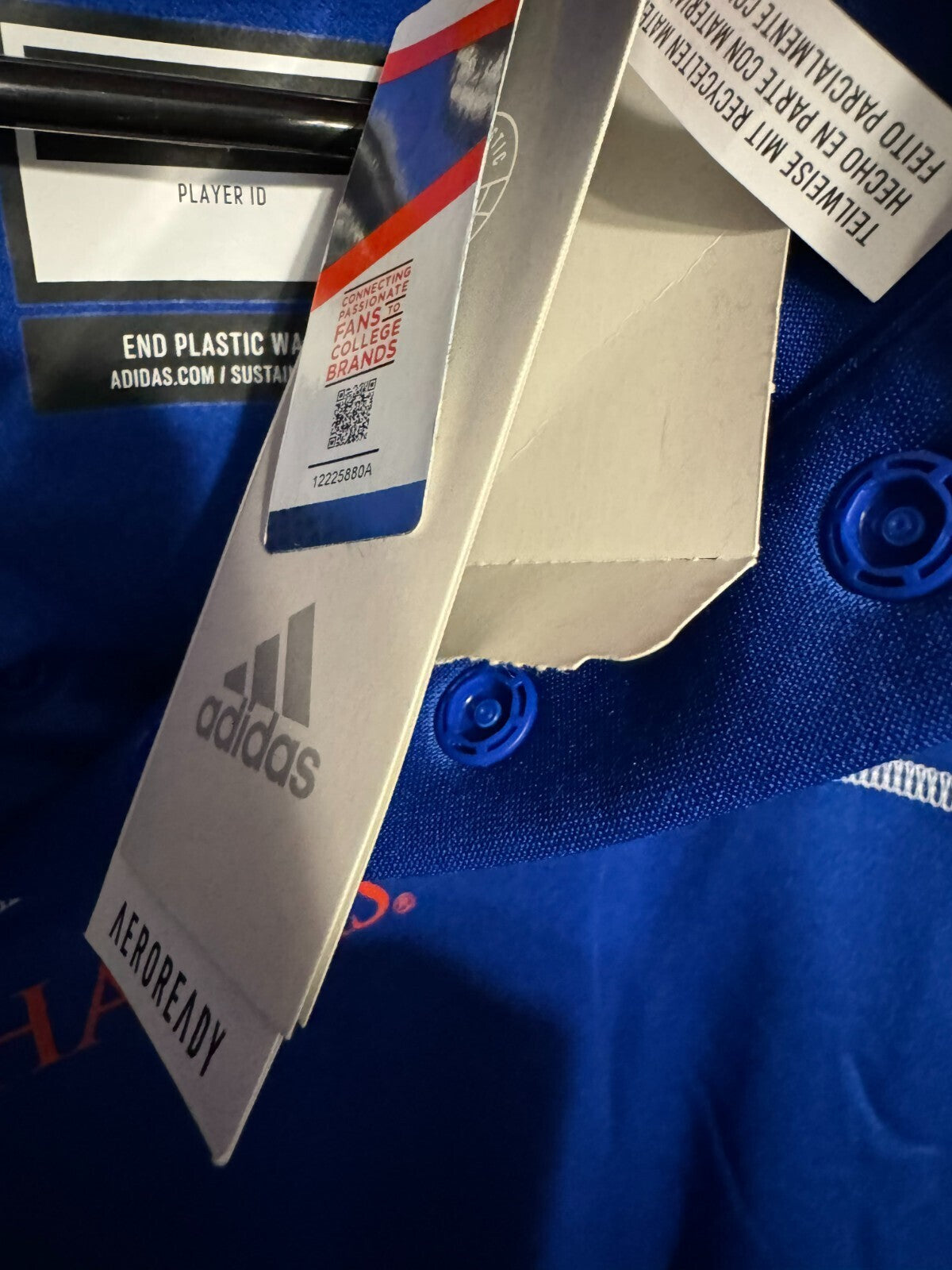 Kansas Jayhawks KU Adidas Track Jacket XXL Pullover Button Up NEW WITH TAGS