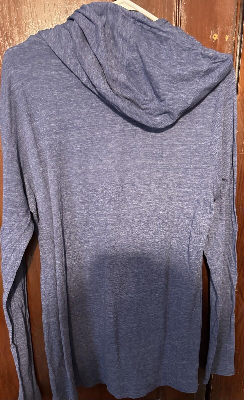 Cleveland Cavaliers Cavs Blue Pullover Thin Hoodie Men Size L