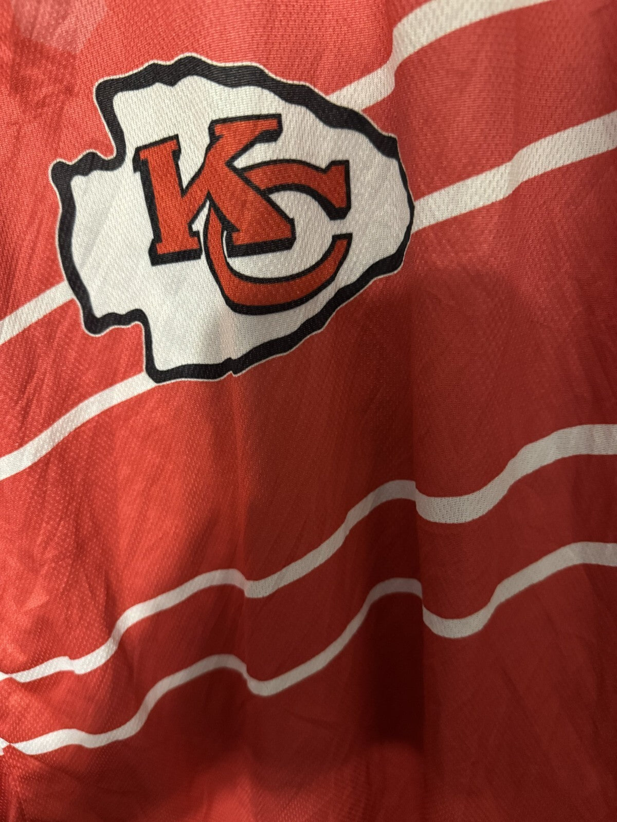 Kansas City Chiefs Red Sublimated Unbranded t-shirt Men's Size L