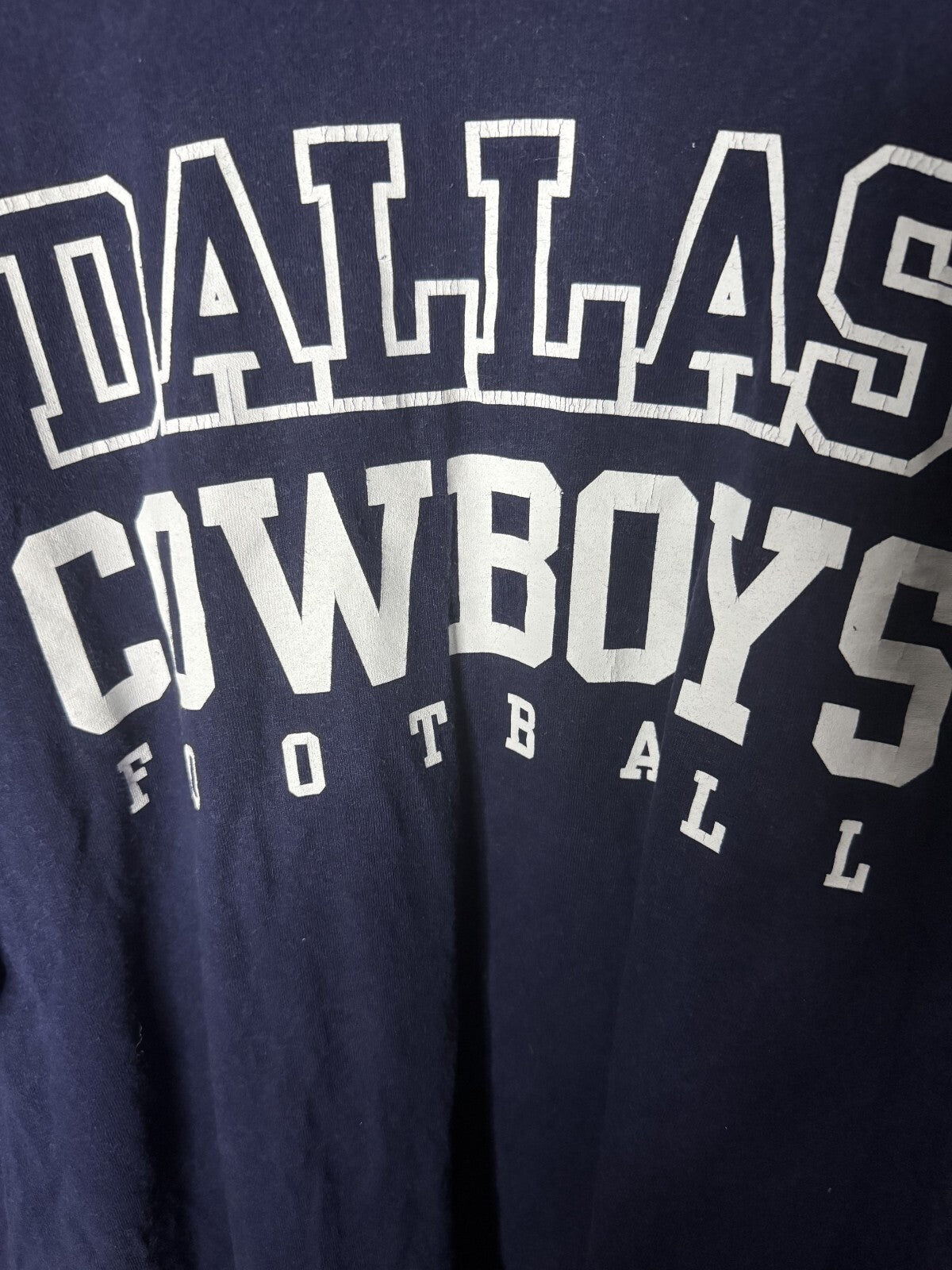 Dallas Cowboys Vintage Reebok Long Sleeve T-Shirt Blue Men Sz L