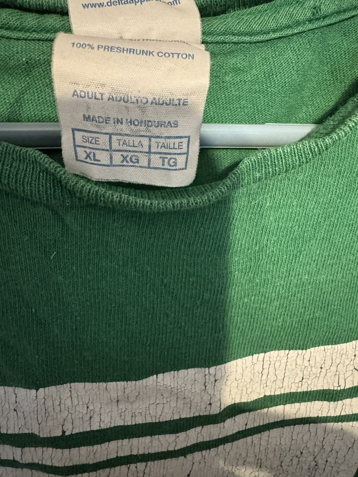 Boston Celtics Pennant Est 1946 T-Shirt Men Sz XL NBA Green