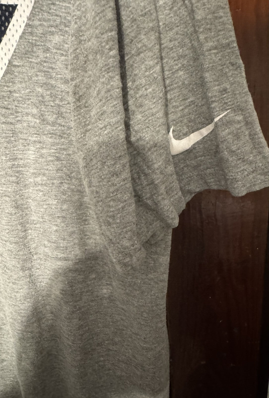 New England Patriots T-Shirt Men L Gray Nike Tee NFL