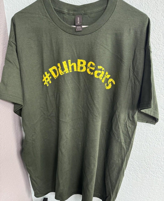 Green Bay Packers Uni Stories Exclusive #DuhBears t shirt Green Men's Size XL