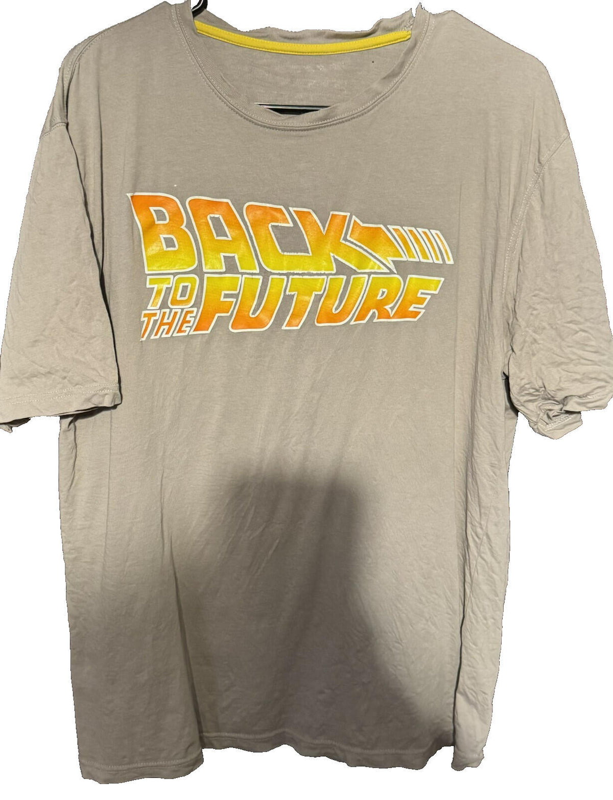 Back to the Future Movie Logo T Shirt Men's Size L? Gray
