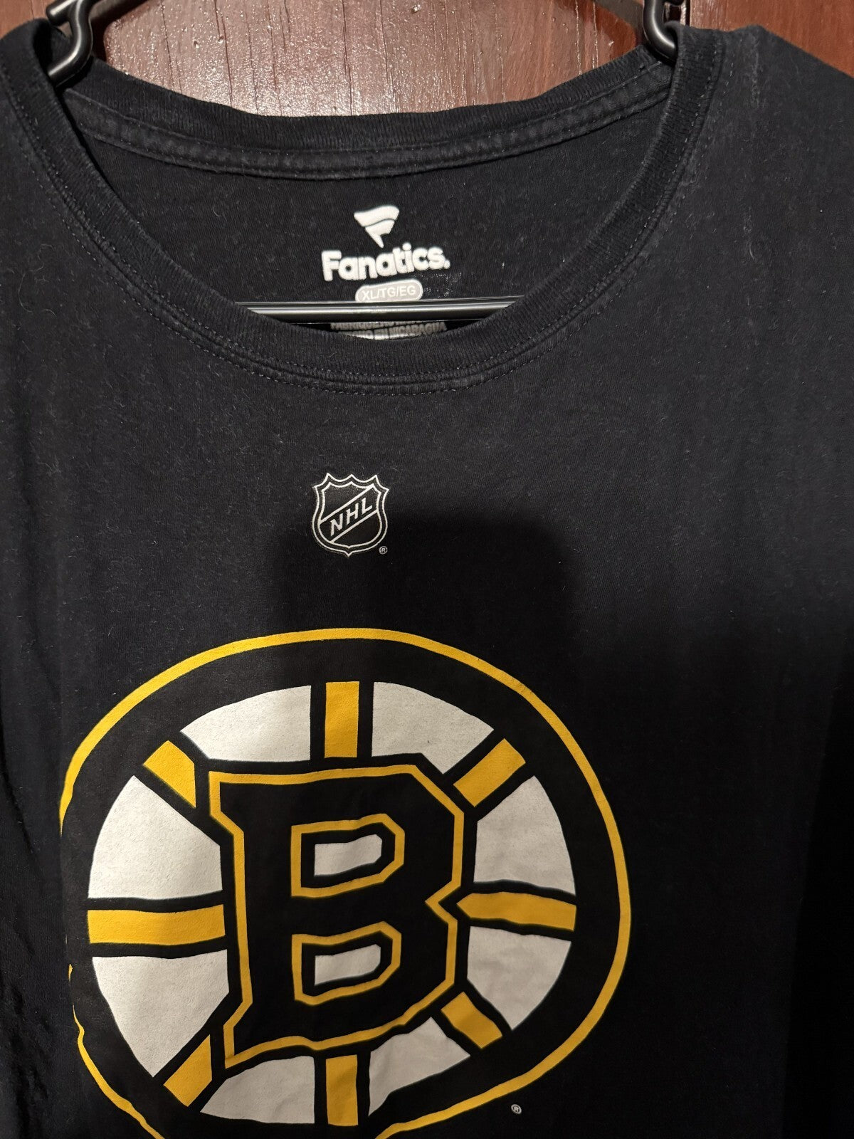 Boston Bruins Fanatics Linus Ullmark #35 Black Tee Men Sz XL