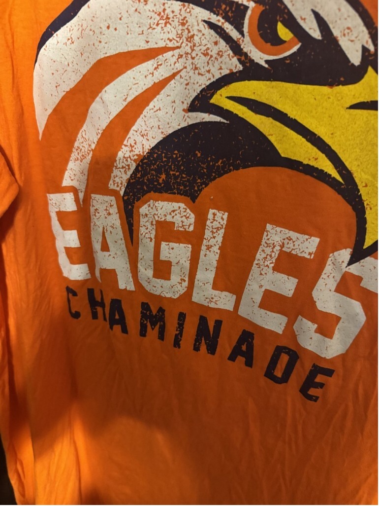 Chaminade Eagles Hawaii T-Shirt Orange NCAA Men's Size L