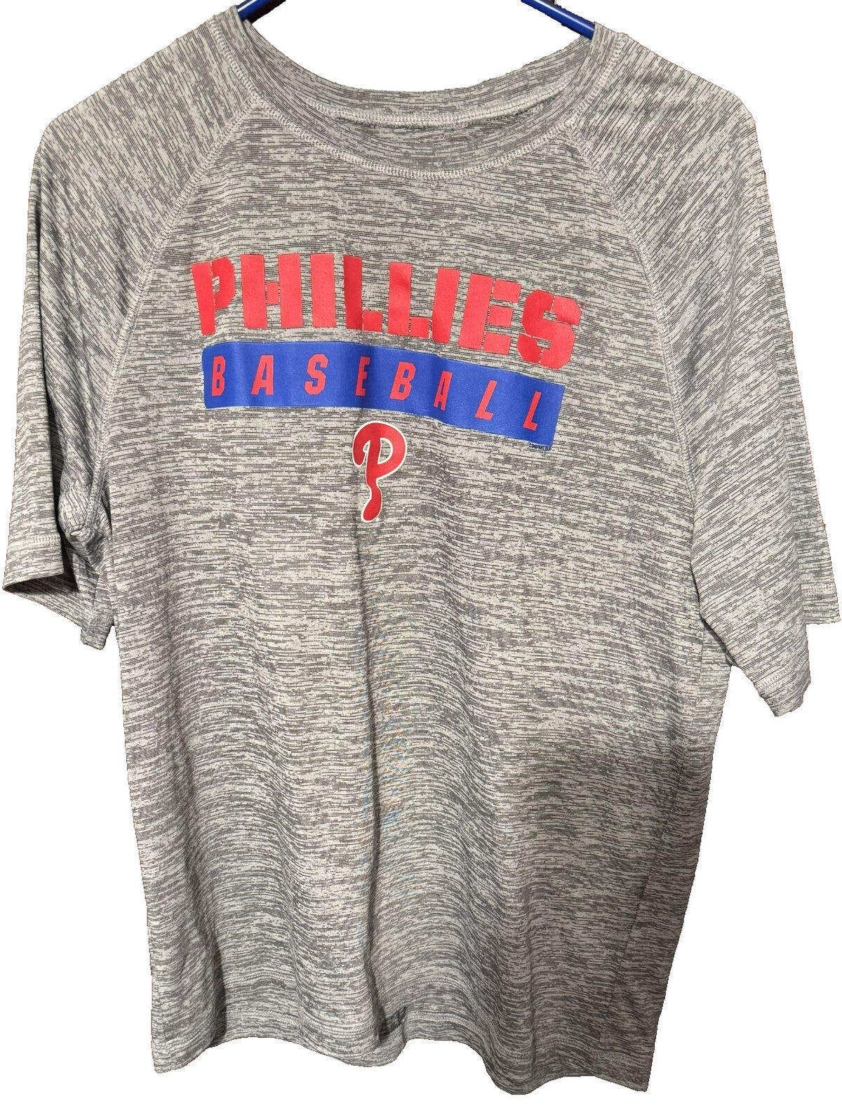 Philadelphia Phillies Tee Gray Men's Size L