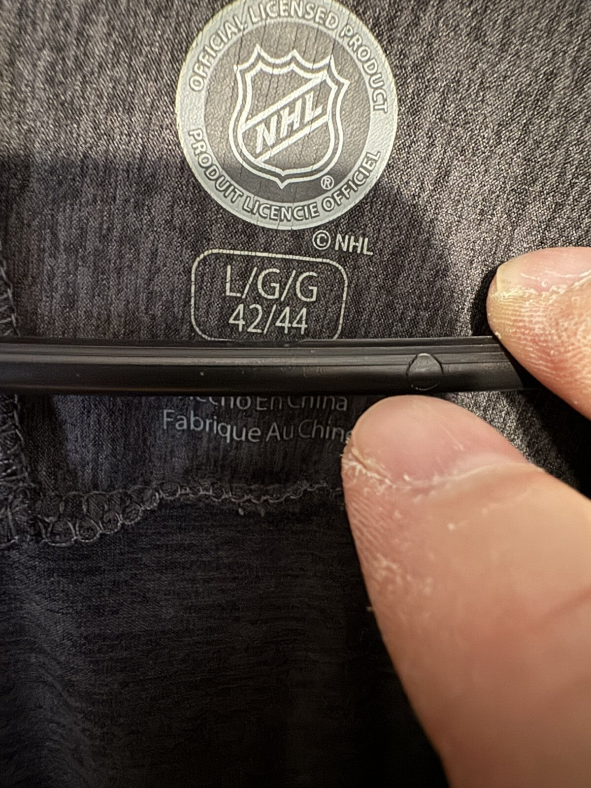 Boston Bruins Long Sleeve 1/4 Zip Black Men's Sz L
