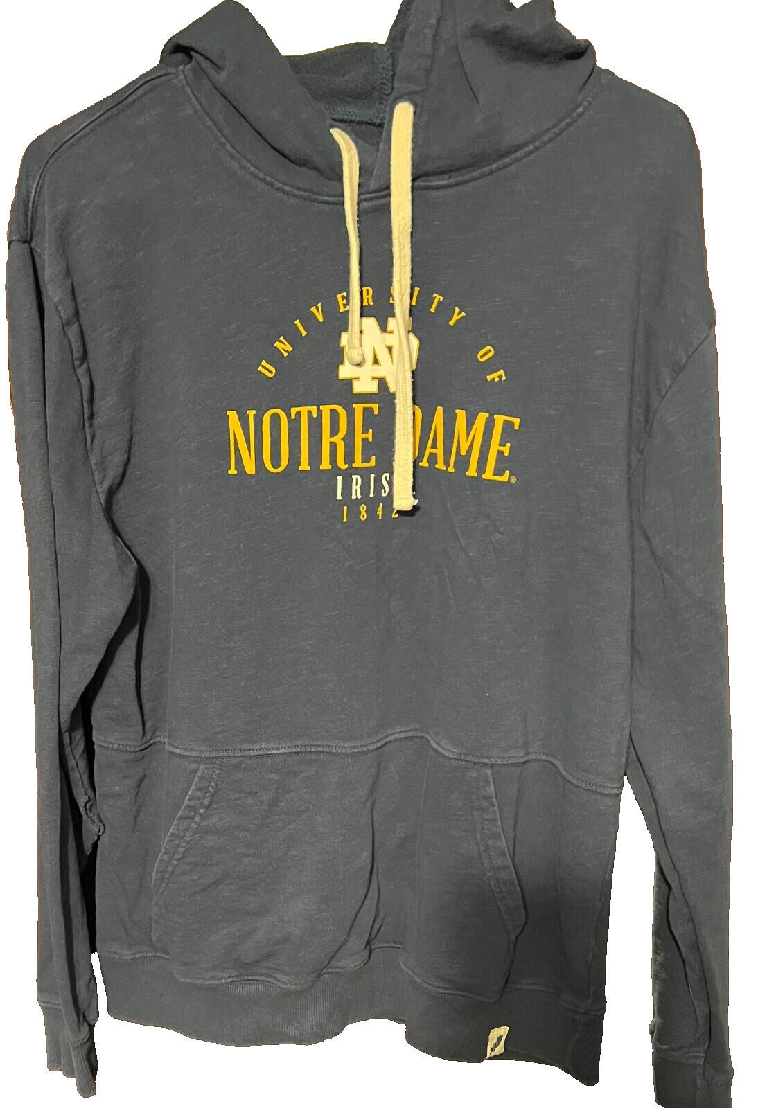 Notre Dame Blue Pullover Sweatshirt Mens L