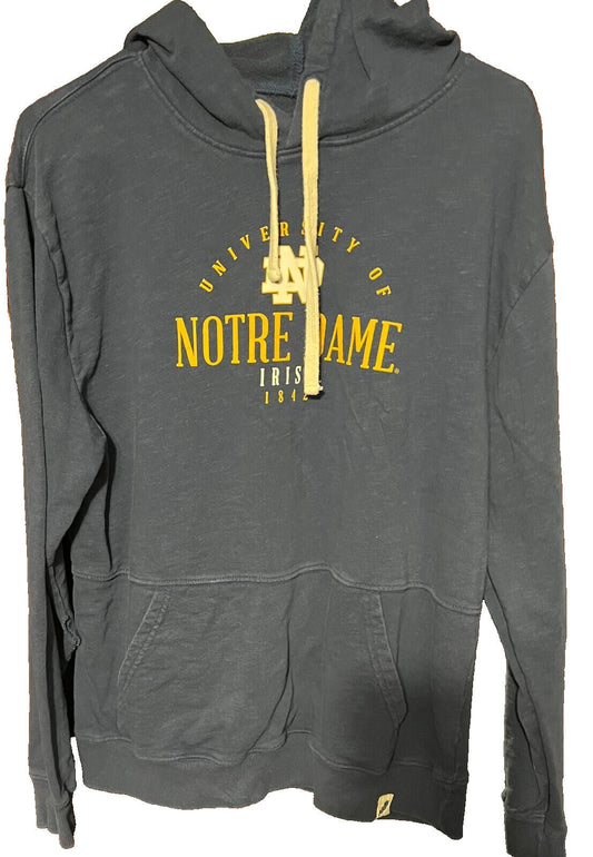Notre Dame Blue Pullover Sweatshirt Mens L