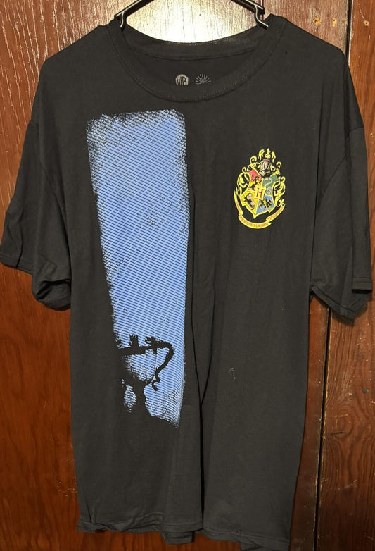 Harry Potter Hogwarts T-Shirt Men Sz L Blk NEW WITHOUT TAGS