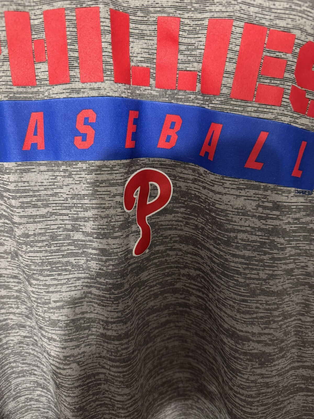 Philadelphia Phillies Tee Gray Men's Size L