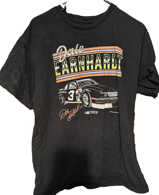 Dale Earnhardt NASCAR Vintage #3 T-Shirt Men's Size L Black