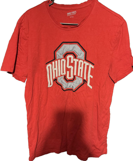 Ohio State Buckeyes Red T-Shirt men sz L Shirt