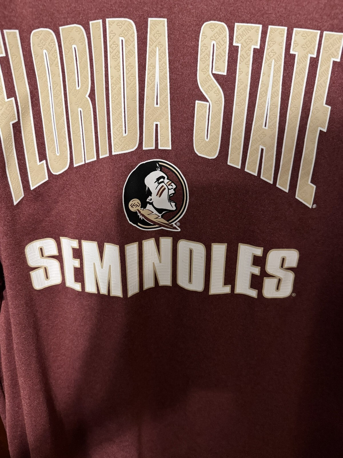 Florida State Seminoles Football FSU Tee Shirt Men's Sz XL Red Colosseum
