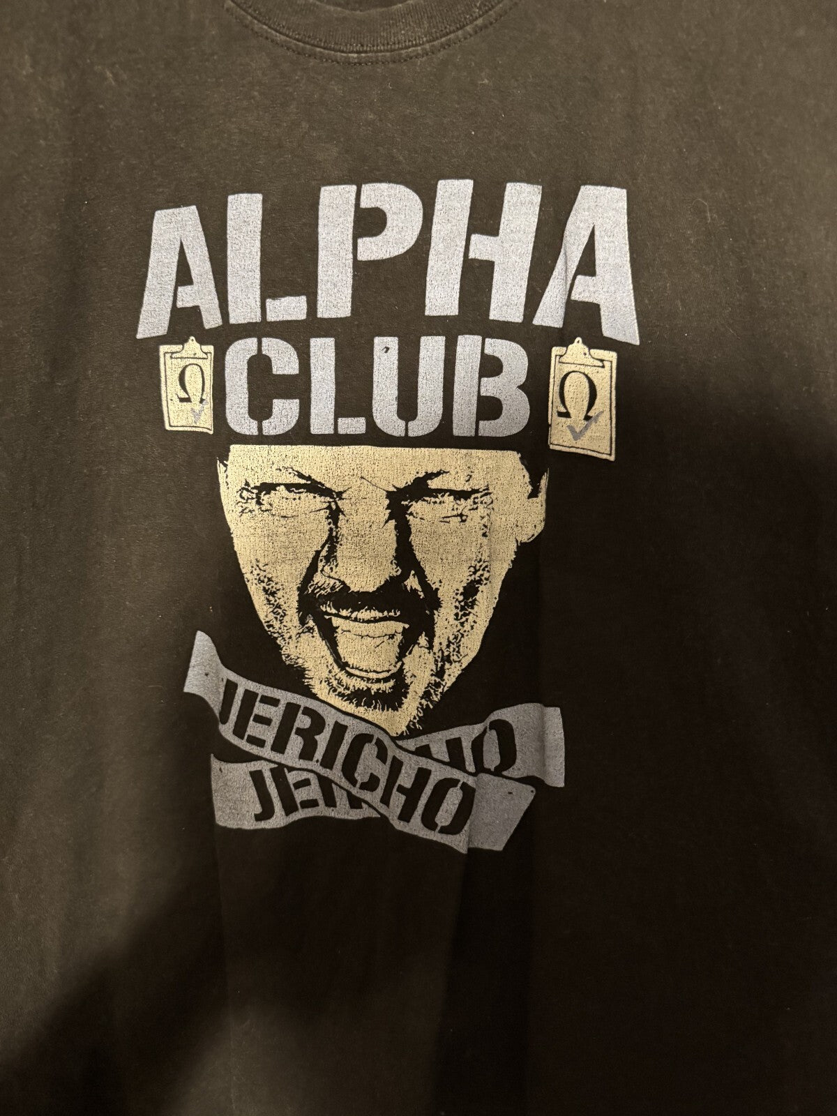 Chris Jericho Alpha Club T-Shirt Men's Size XXL Black AEW WWE WCW ECW