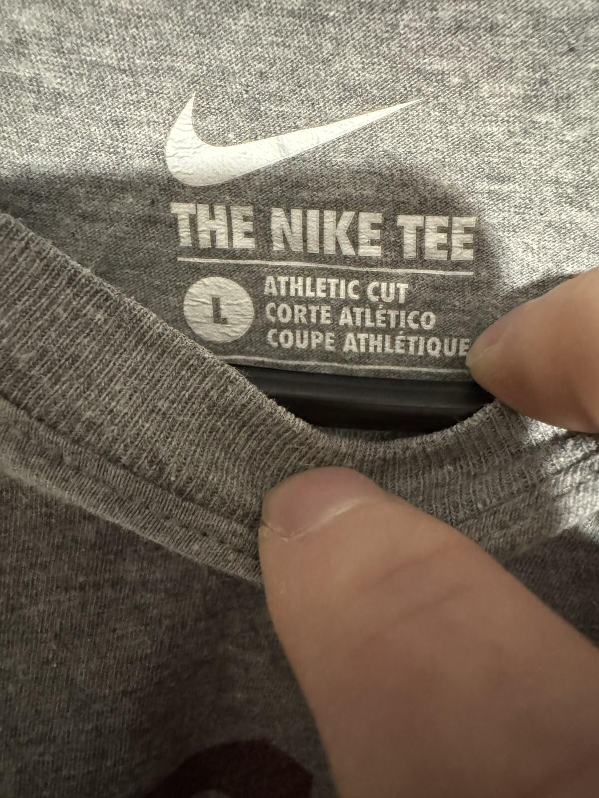 Colgate Raiders Nike L/S T-Shirt Gray NCAA Men's Size L