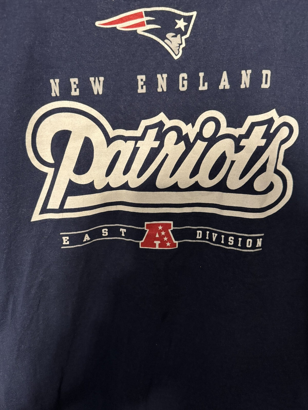 New England Patriots T-Shirt Men's Size XL Blue Team Apparel