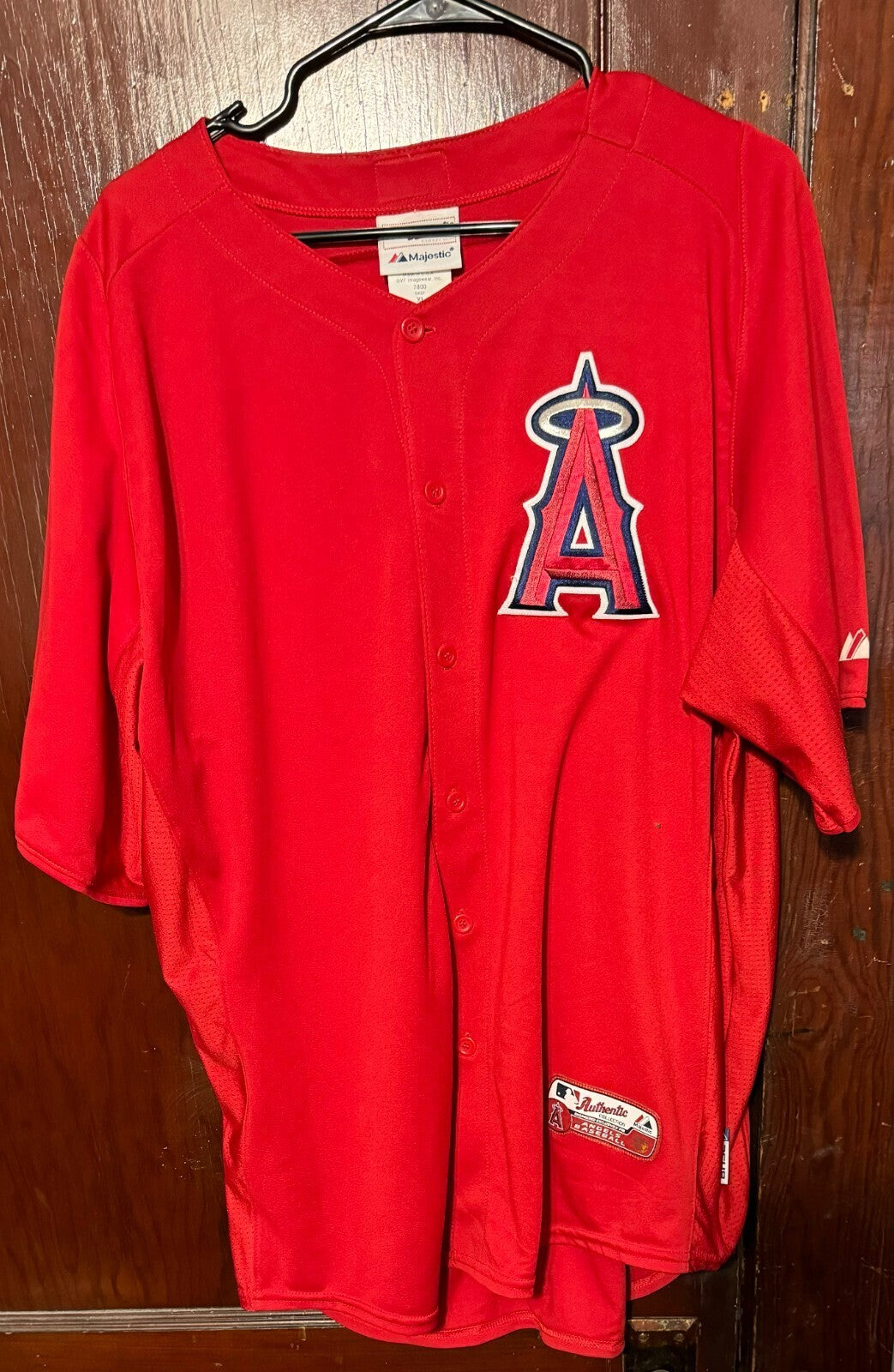 Los Angeles LA Angels of Anaheim Majestic Jersey Mens Sz XL