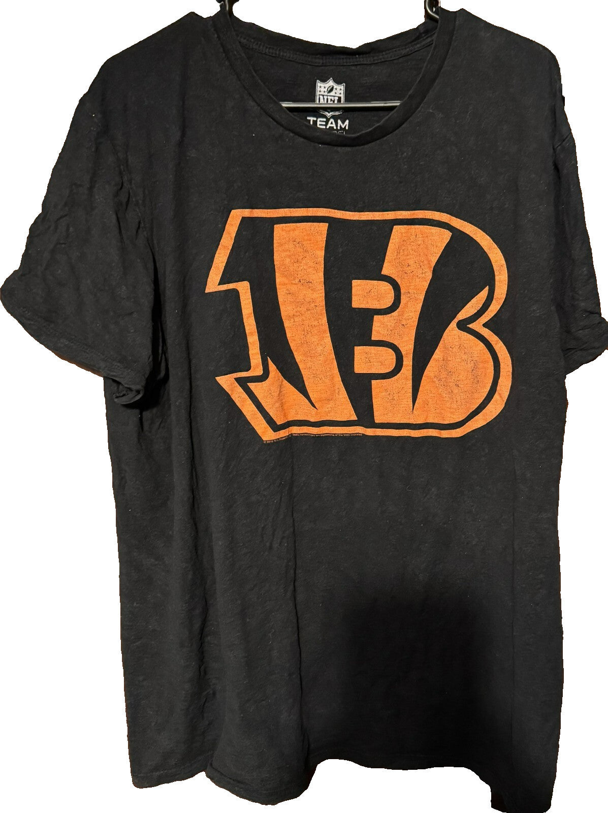 Cincinnati Bengals T-Shirt Black Men’s Size XL Team Apparel
