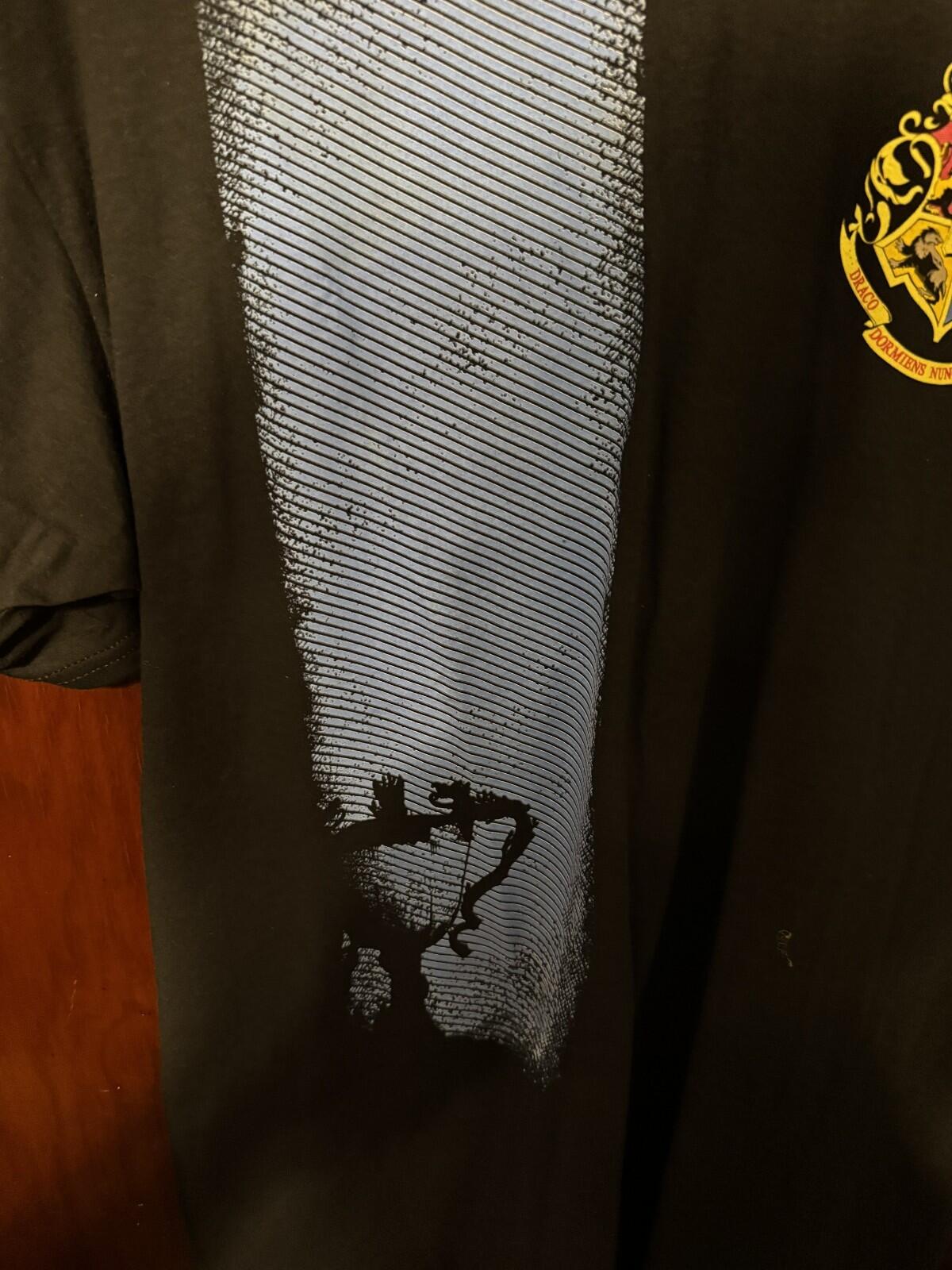 Harry Potter Hogwarts T-Shirt Men Sz L Blk NEW WITHOUT TAGS