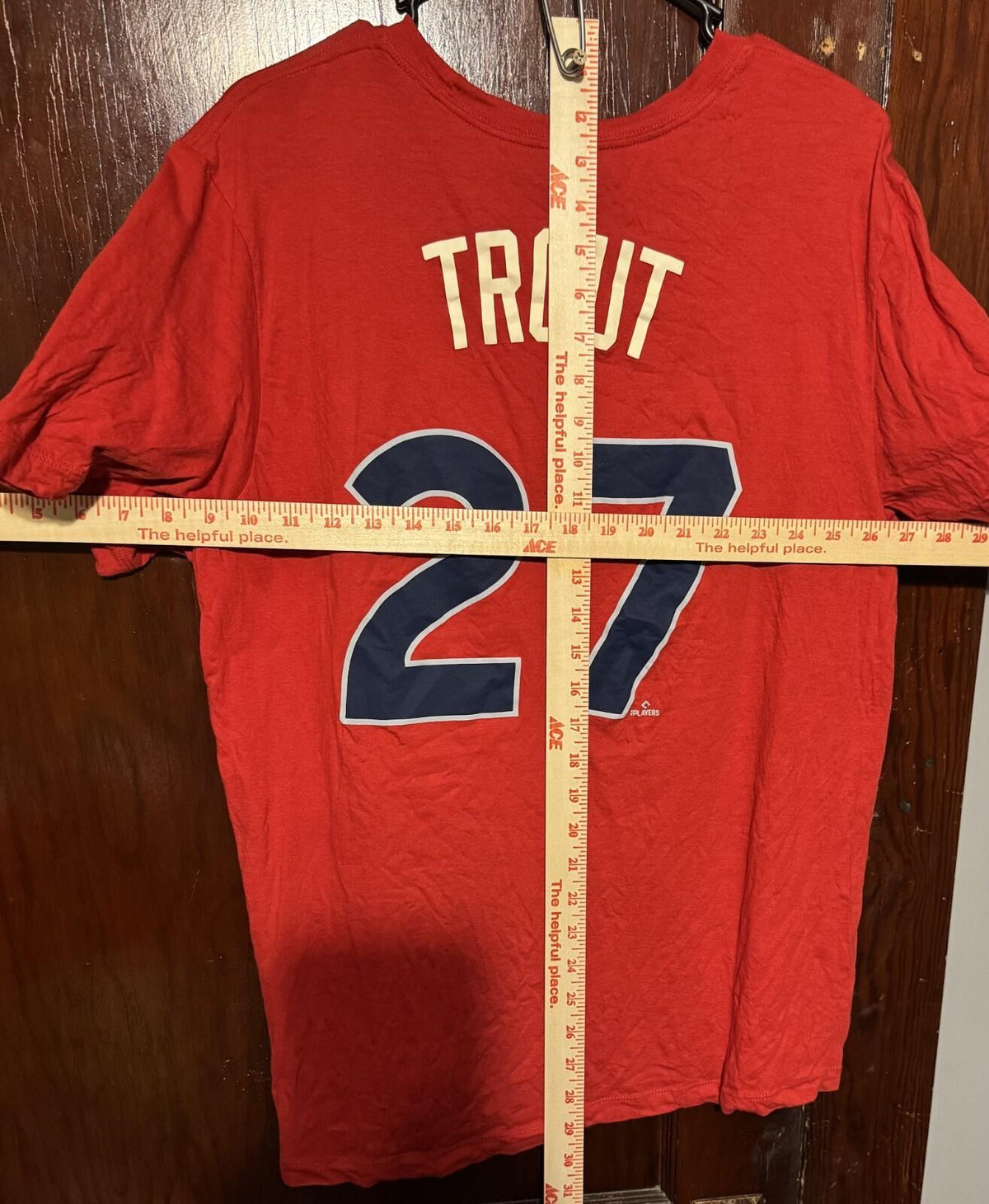 Los Angeles LA Angels of Anaheim Nike Mike Trout T-Shirt Men's Sz XL