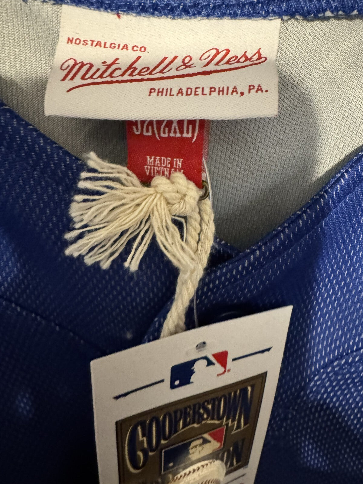 Texas Rangers Mitchell and Ness #27 Guerrero Jersey Blue Men's XXL NEW WITH TAGS