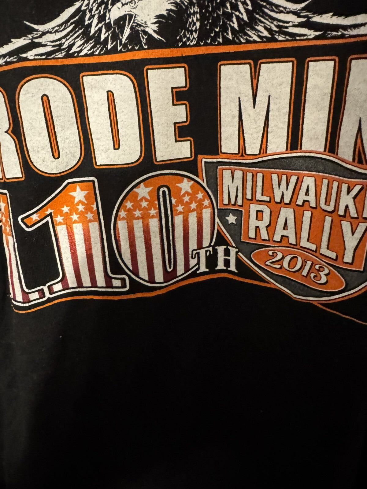Milwaukee Motorcycle Rally Harley-Davidson Vintage T Shirt Men's Sz XL Black H-D