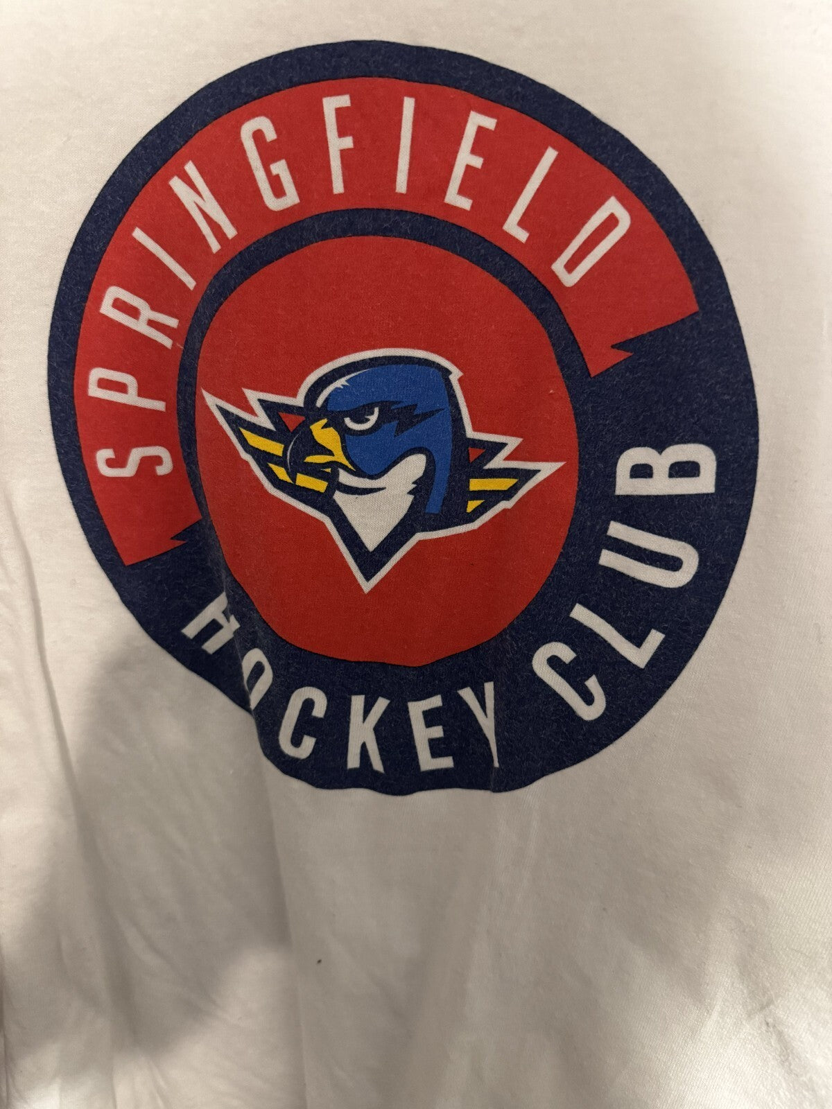 Springfield Thunderbirds Tee Shirt White Men's Size L