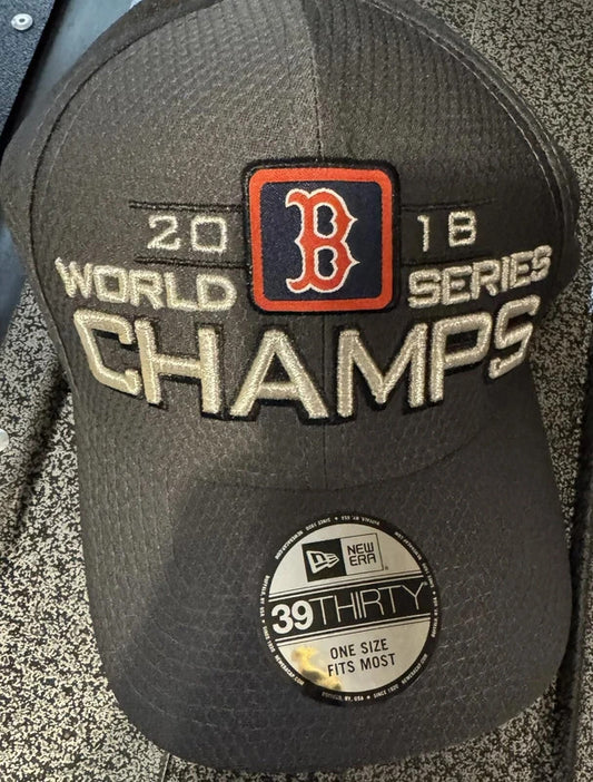 Boston Red Sox World Series Champions New Era Hat OSFA Gray New With Tags