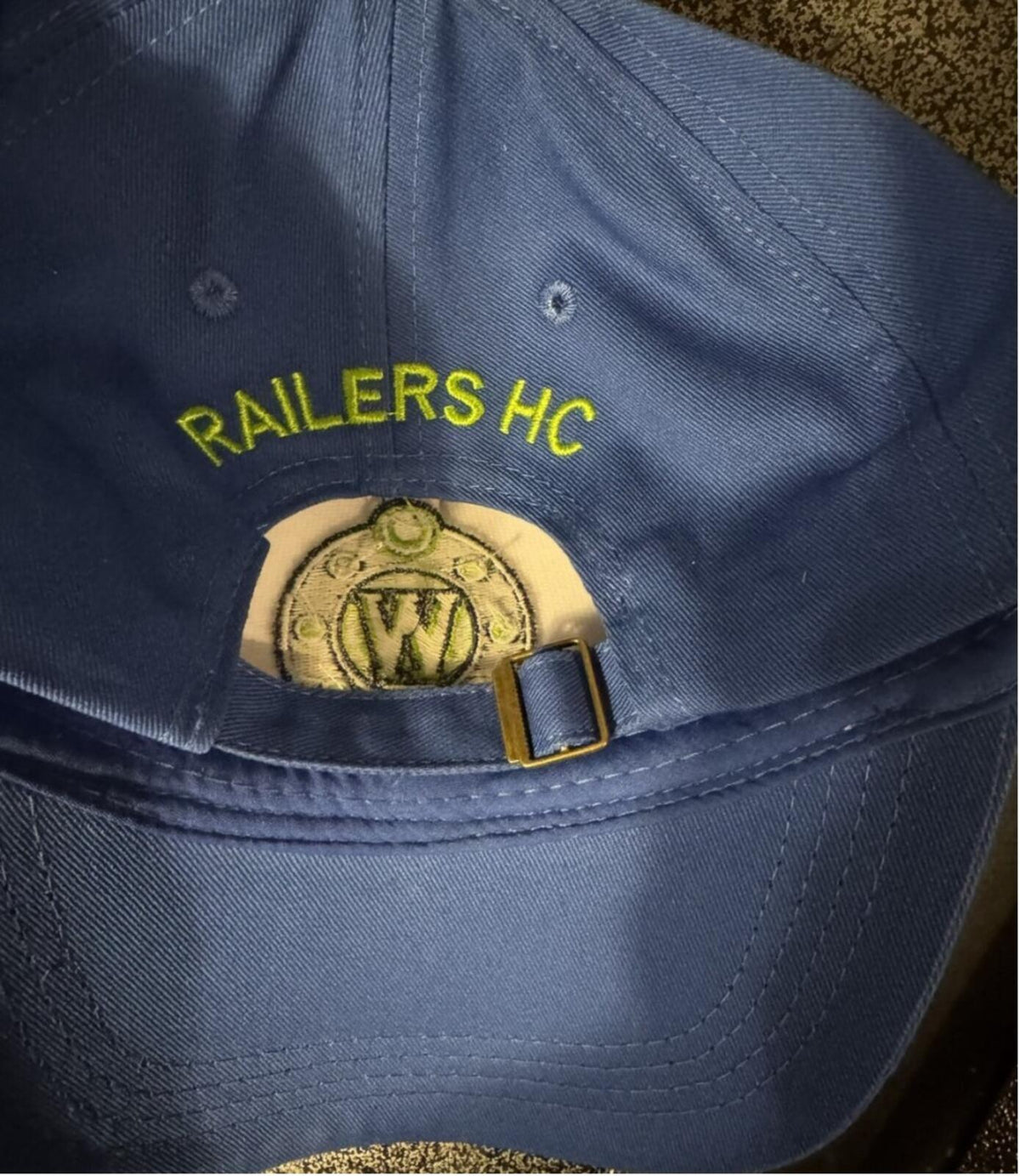 Worcester Railers Worcester Bravehearts Night OSFA Hat Blue ECHL Hockey
