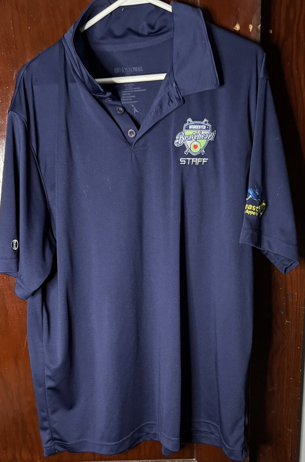 Worcester Bravehearts Polo Shirt Blue men’s size XL FCBL