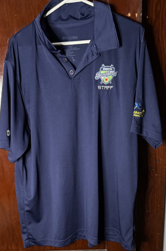 Worcester Bravehearts Polo Shirt Blue men’s size XL FCBL