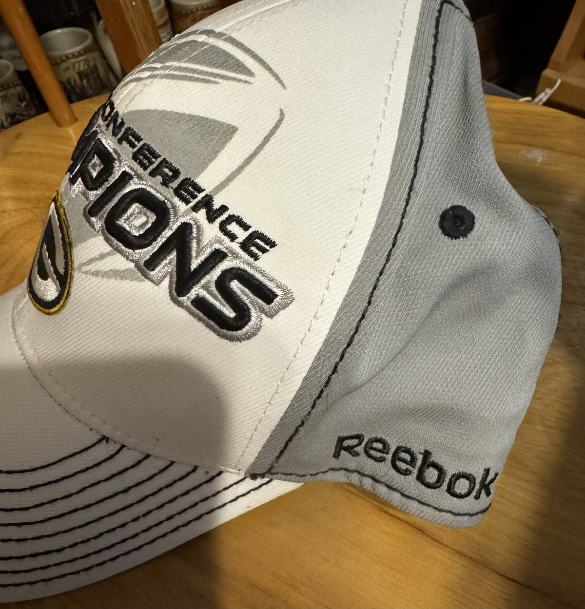 Green Bay Packers White Vintage 2010 NFC Champs Hat Reebok