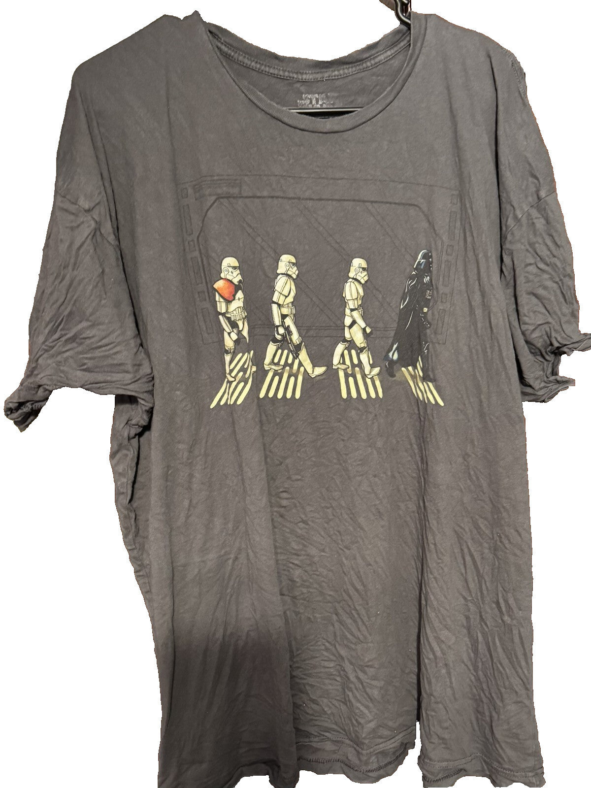 Star Wars Darth Vader Abbey Road T-Shirt Men's Size 3XL Gray