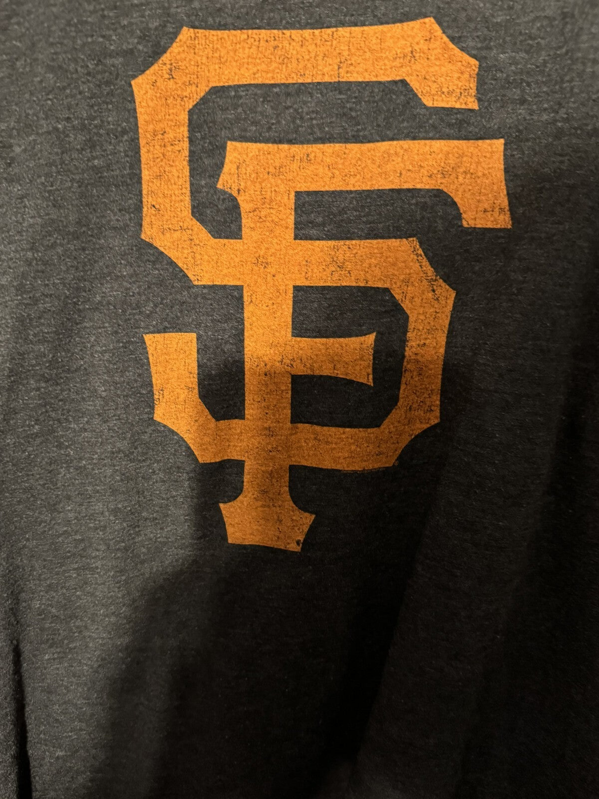 San Francisco Giants Wright & Ditson Black Logo T-Shirt Sz L
