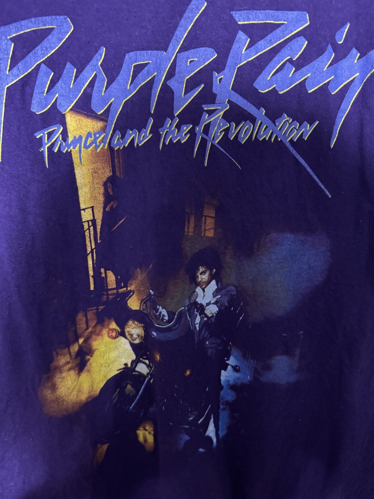 Prince Purple Rain Concert t-shirt Purple Men's size XL