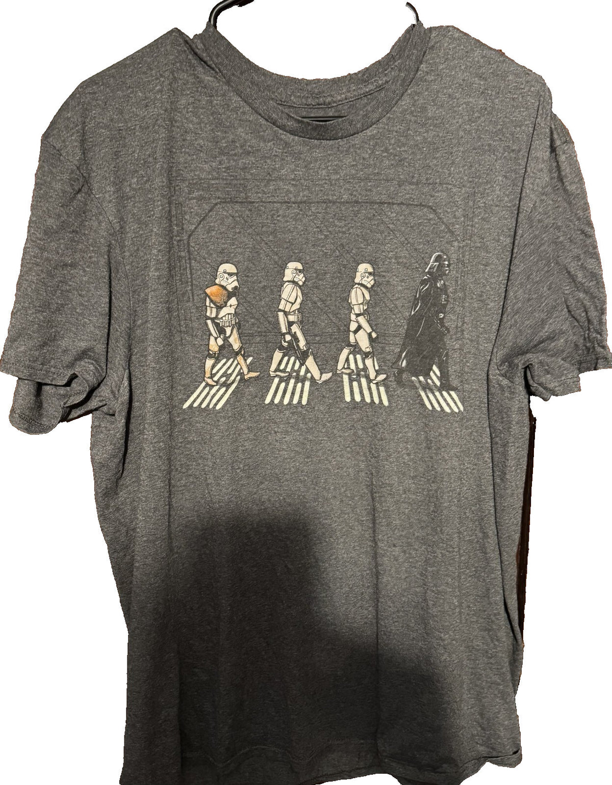 Star Wars Darth Vader Abbey Road T-Shirt Men's Size XL Gray