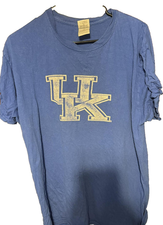 Kentucky Wildcats Short Sleeve T-Shirt Size L Blue