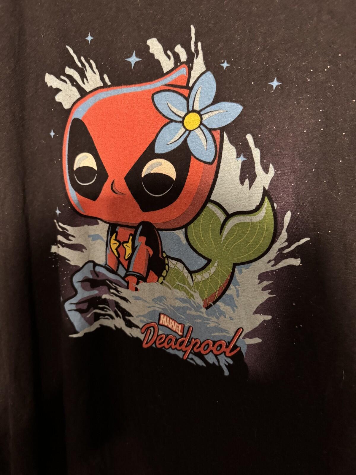 Deadpool Funko Pop Marvel Tee shirt Men's Sz XL Black