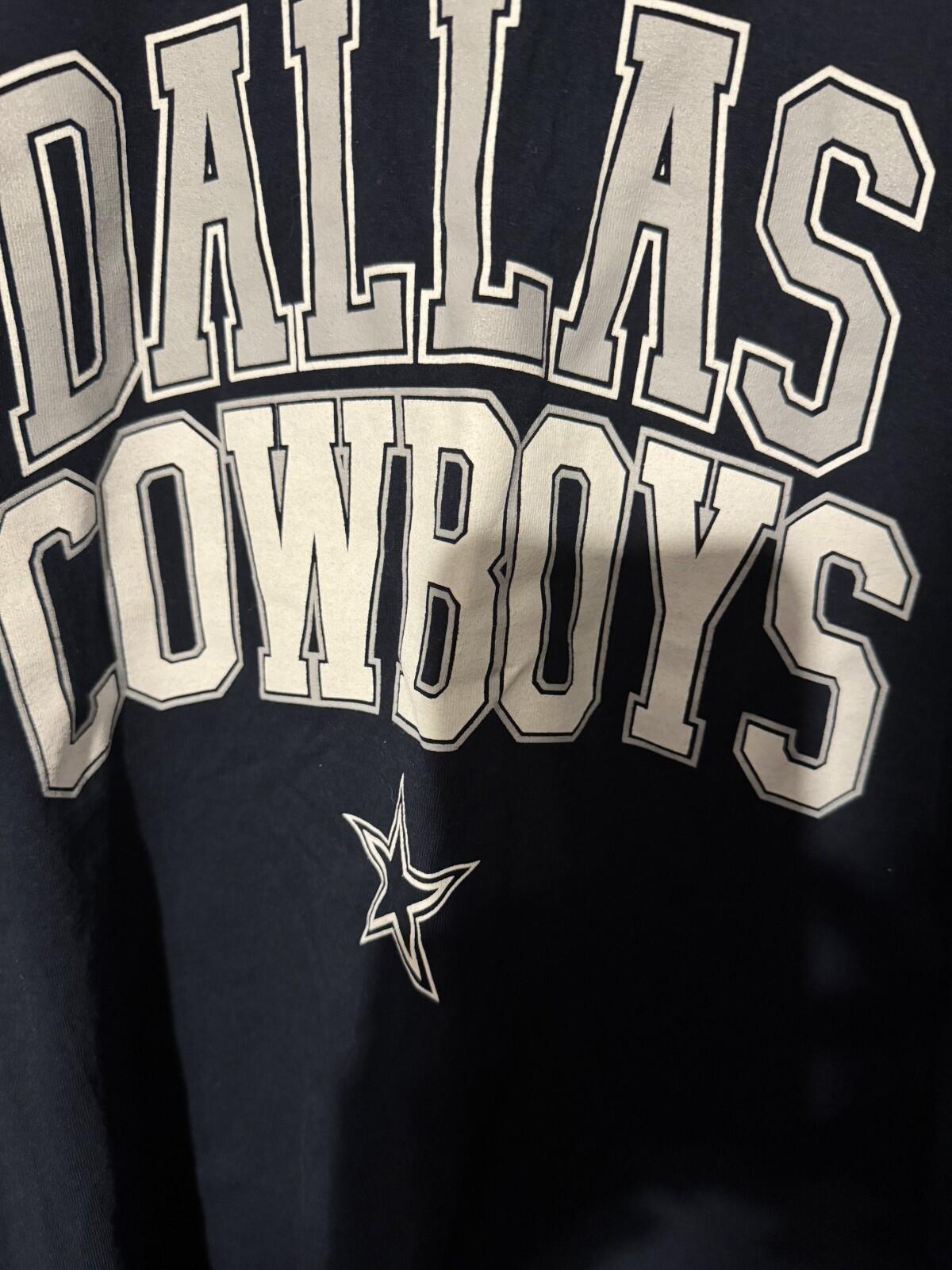 Dallas Cowboys Long Sleeve T-Shirt Blue Men Sz XL New Without Tags