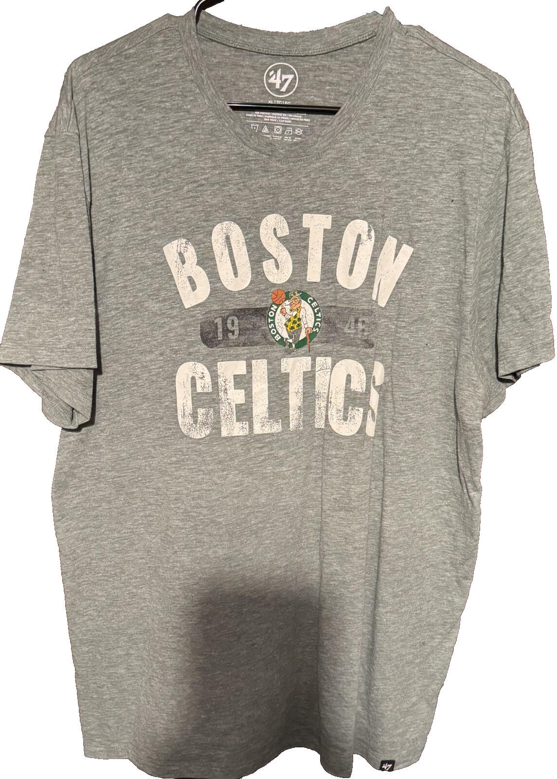 Boston Celtics Green '47 Brand T-Shirt Men Size XL NBA