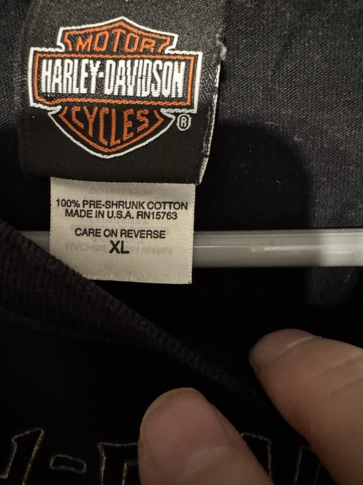 Harley-Davidson of Las Vegas T-Shirt Men's Sz XL Black H-D