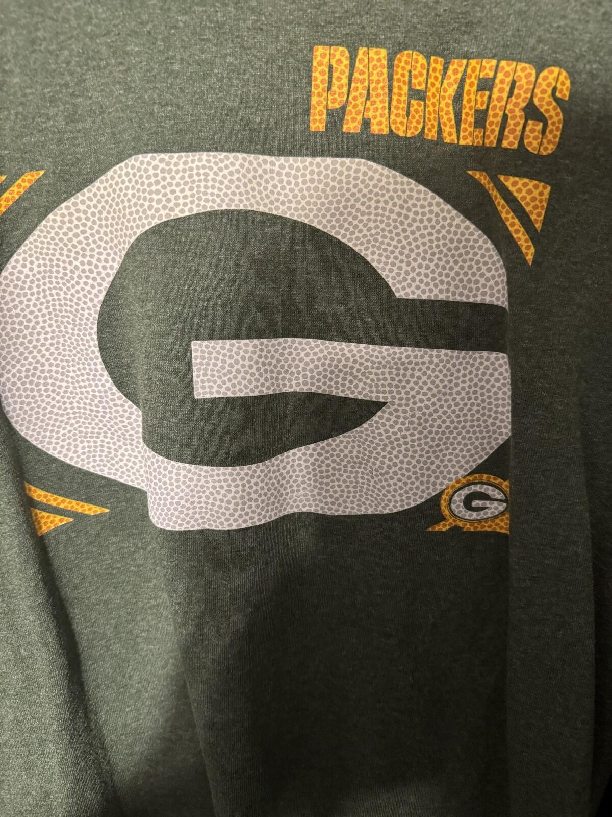 Green Bay Packers Long Sleeve T-shirt Size Men's M Green