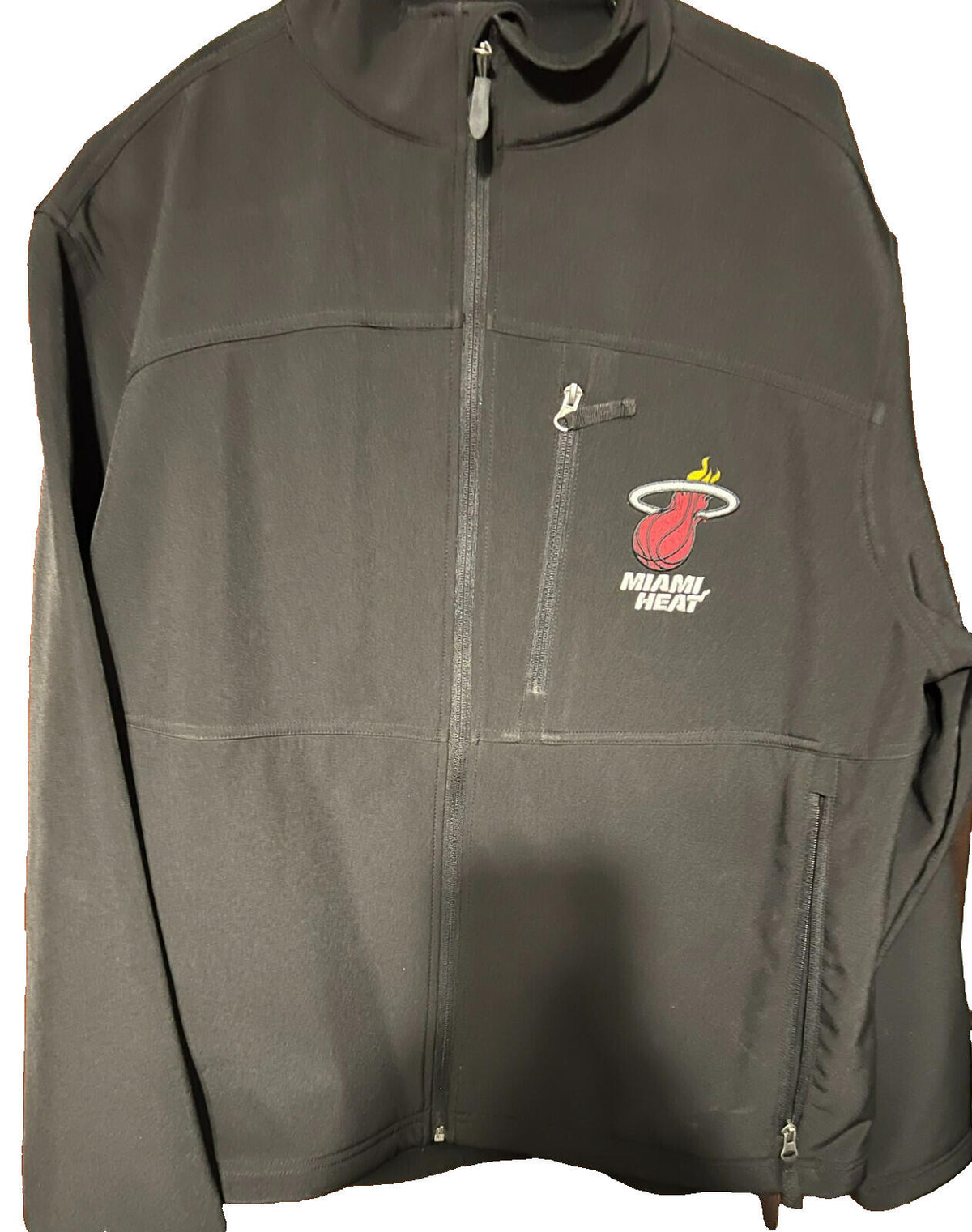 Miami Heat Fossa Insulated Track Jacket Black Men Size Large